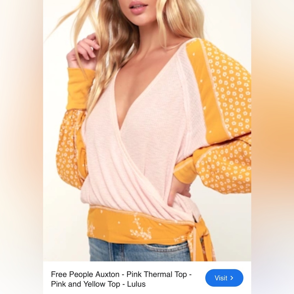 Free People Crossover top